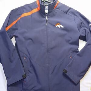 NFL Denver Broncos Reebok On Field Jacket Light Weight Jacket Men’s Size Medium